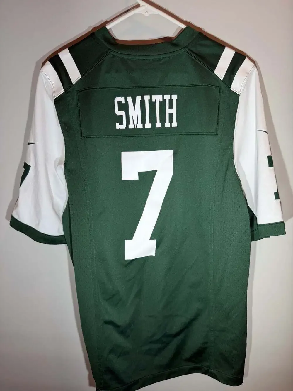 Nike New York Jets Geno Smith #7 Green Home Game Jersey Size S